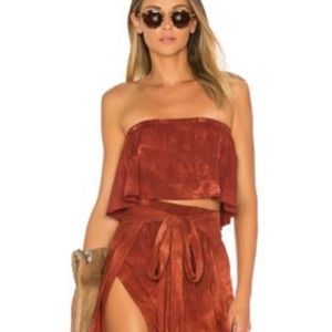 BLUE LIFE Lina crop top and Grace wrap skirt set